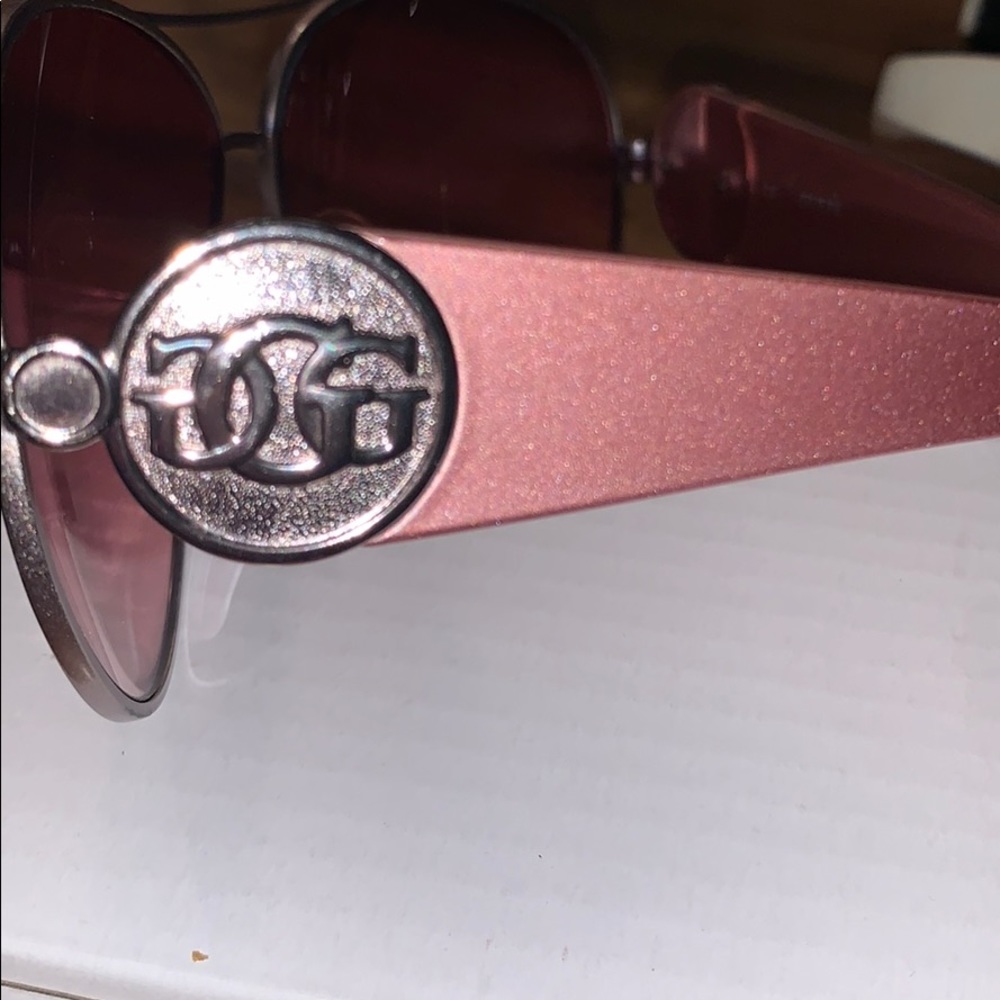 🌸🌸🌸🛍🕶 Vintage Pink Guess Aviator sunglasses - Picture 6 of 14